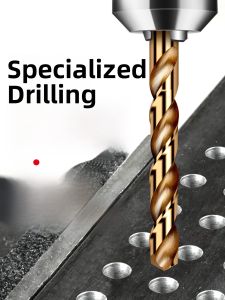 High Hardness Cobalt Twist Drill Bit for Drilling Steel Stainless Steel Alloy Board 304 Special Purpose Hole Opener