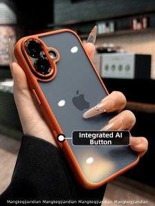 MENGKE.CASE | Metal Protective iPhone Case Orange