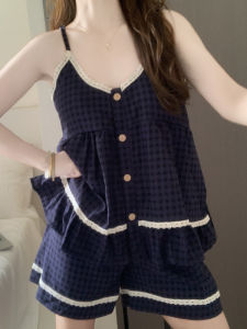 HANQIANNUO | Padded Sleepwear Set Cloud Cotton Sweet Style