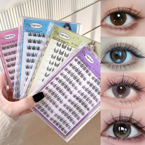 Mi Giả Tự Dính DlY Không Cần Keo Mềm Mại Dạng Chùm Dùng Để Nối Mi Tóc Tổng Hợp 1cm-1.5cm Trang Điểm Tự Làm