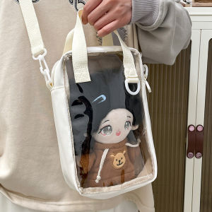 Japanese Style Ins Two-Dimensional Comic Show 20cm Cotton Doll Bag Cartoon Backpack Lovely Girl Crossbody Bag Cartoon Small Bag Female Cute