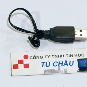 Cáp sạc Pin 3.7V - 500mA đầu cắm SM 2 Pin / Dây sạc USB ra SM cho Pin Li-ion 14500 18650...
