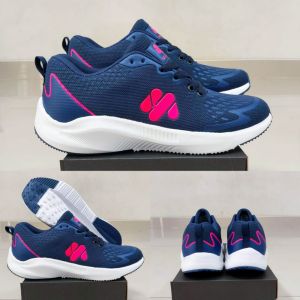 Sepatu my brand wanita biru pink olahraga senam zumba erobik joging lari gym fitness wanita murah