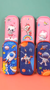 IMUTO Pencil Box Cartoon Pencil Case Pencil Storage Multifunctional Stationery Storage Box Kids Gift
