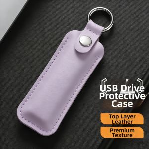 HAISENLE | Anti-Loss Scratch-Resistant Shockproof Leather Case For Flash Drives