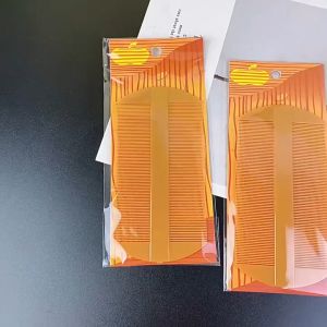 Mini Double-Sided Comb Nit Fine Tooth Head Plastic Lice Hair Combs Flea Plastic Fine Sikat Kutu Rambut Anjing Kucing 虱子梳