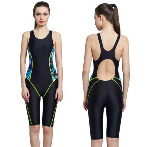 Bộ Đồ Bơi Liền Thân Nữ Dáng Ôm Che Bụng Giảm Béo Chuyên Nghiệp Quần Bơi Năm Điểm Cạp Cao Phong Cách Suối Nước Nóng