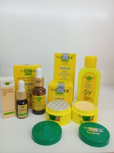 Paket The Face Temulawak Bpom 5in1[]Day Night Cream[]Toner[]Tamanu Oil[]Whitening Serum