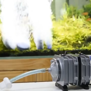 JAYA YUTING Mesin Pompa Udara Aerator Gelembung Udara Oksigen Blower Kolam Ikan Akuarium 20 W