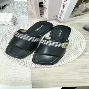 LANOES - Sandal Platform Wanita & Sandal Slop Gesper Pita