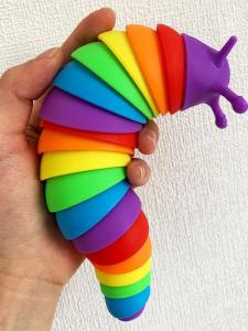 Stress Relief Toy Snail Educational Fun Cute Decoration Colorful Caterpillar New Novelty Student Toys Creative Prank Toys