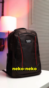 Tas Ransel Polo Pria Martinversa TP5: Tas Kanvas Nylon dengan Slot USB Charger
