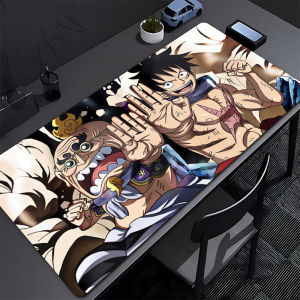 Bandai | Anime Mouse Pad one piece luffy Large Rubber PC Computer Gaming Accessories Mousepad Extended Desk Mat Locking Edge Gamer Carpet