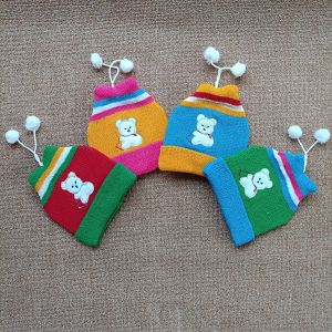 Kupluk Bayi Rajut Halus Dan Lembut 0-3 Bulan Laki-laki Perempuan