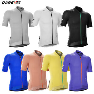 DAREVIE Cycling Jersey Cool And Refreshing Anti UV PRO Level Mens Cycling Shirt Moisture Wicking Non Slip Cycling Jersey Man