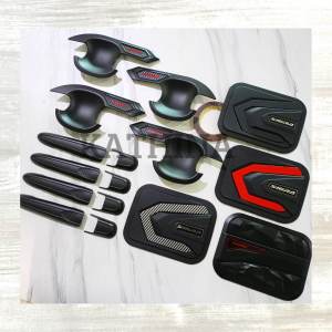 Paket Outer Handle Tank Cover Pintu Mobil Sigra 2016 Hitam