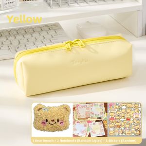 TONGHUI | Original Leather Pencil Case Large Capacity