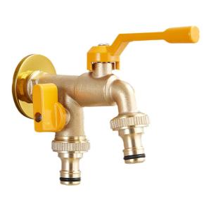 GAOERJIA | Frost-Resistant Double Water Outlet Garden Tap