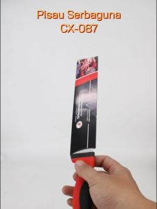 Pisau Dapur Bahan Stainless Pegangan Bahan Karet Panjang 32 Cm CX-087