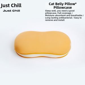 Soft Cat Belly Texture Washable Single Pillowcase