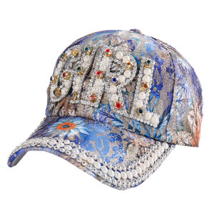 หมวกแก๊ปสำหรับผู้หญิงหมวกแก๊ปทรงผีเสื้อประดับพลอยเทียมหลากสีปรับได้หมวกแว่นกันแดดลำลองใส่ได้ทุกวันเป็นของขวัญ