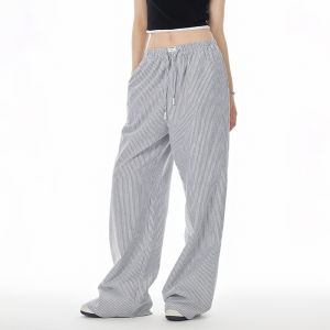 Turn Signal | Trendy Striped Loose Fit Trousers