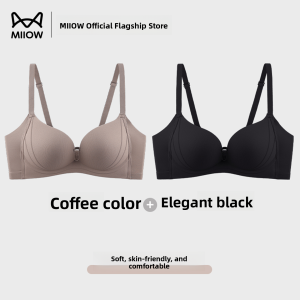 MiiOW | Wireless Soft Bra Womens Seamless Underwear Palm Cup Gather Anti-Sagging 2025 New Style V-Cup Side Effect Elimination