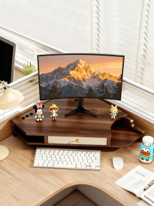 WUBUWEI | Ergonomic Desktop Riser Organizer Lift L-Shaped Stand