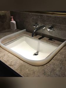 【Angel House】50MM High 1-2M Self-adhesive Shower Kitchen Barrier Water Plug Baffle Non Slip NEW(free glue)