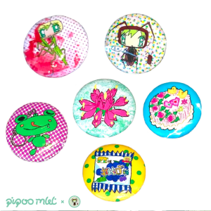 Nhãn Hiệu 7 Điểm 45: Dream Nucleus Của Con Bướm Mini Hoạt Hình Dễ Thương Cho Sổ Tay Đồ Chơi Mô Hình Anime Trò Chơi Thẻ