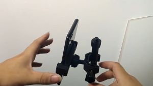 Phone Holder Mount Stand Microphone Stand Mount Tripod Phone Bracket Mobile Cell Support Clip for All Smartphones Phone Holder Camera Clip for Tripod Stand for Cellphone Multi-functional Phone Holder Clamp Mount Tripod 360° Rotatable with Dual Cold Shoe
