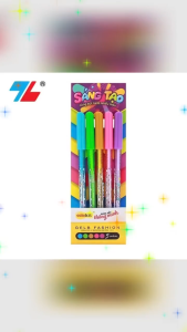 Bút gel 5 màu Thiên Long GelB-C01 / Bút gel màu Thiên Long GeLB C01 ngòi 0.7mm