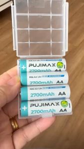 Pin sạc AA PUJIMAX dung lượng 2700mAh - Pin dành cho đồ chơi đồng hồ báo thức đồ gia dụng