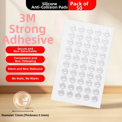 3M | Transparent Silicone Anti-collision Strip 3m