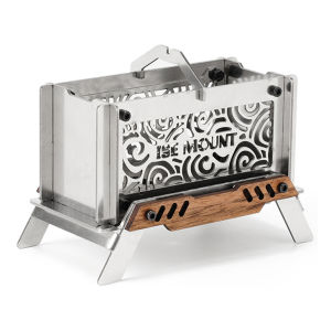 Cắm Trại Ngoài Trời Lư Hương gấp bằng thép không gỉ hương liệu bếp nhỏ bếp than cho phòng ngủ gia đình