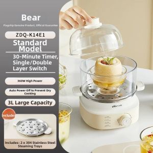 Bear | Automatic Timer Dual Layer Egg Cooker