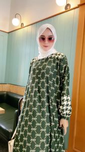 Gamis Silky GHASSANI Premium Busui Friendly | Gamis Kasual Elegan dan Simpel