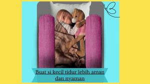 Bantal Guling tidur bayi motif minimalis empuk & imut