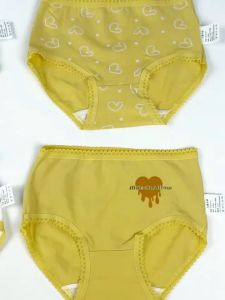 Magic Selection 1-12Y 4pcs Kids Girl Briefs Cotton Cartoon Soft Comfort Flat Cornered Underwear