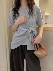 AIYITI | Áo Thun Giả Hai Mảnh Thiết Kế Độc Đáo Rộng Rãi