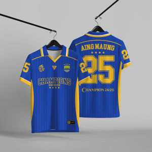 JERSEY PERSIB BANDUNG JUARA full printing free nama dan nomor