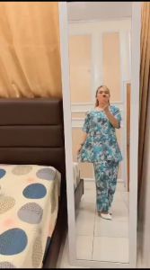 Setelan oblong bunga cp motif bunga matt Cringkle eksklusive terbaru 2023