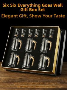 Lead-free Crystal Baijiu Cup Set Small