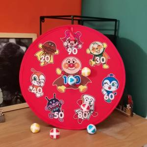 Bandai | Bộ Trò Chơi Phi Tiêu Trong Nhà Anpanman Với Bóng Dính Velcro Đồ Chơi Giải Trí Cho Cha Mẹ Và Con Cái Đạo Cụ Cosplay Đồ Chơi Vui Nhộn Cho Mọi Lứa Tuổi