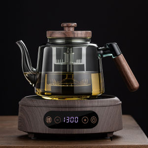Heat Resistant Glass Tea Pot Set 2024 New Model Electric Ceramic Stove Tea Brewing Special Equipment Insulated Tea Set
