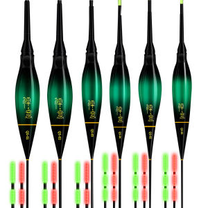 1.2/1.5/1.8/2.2/2.5/3 G Night Lighted Bobbers Gravity Sensing Color Change Glowing Bobbers with Luminous LED Stick Tubes