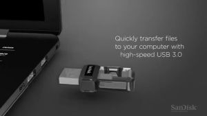 Sandisk แฟลซไดร์ว 2 หัวเสียบ m3.0