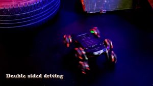 Six-wheel swing arm drift stunt car Childrens Day gift gesture sensing twist remote control car tumbling off-road climbing car