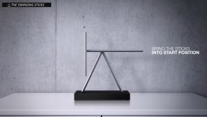 Basic Edition The Swinging Sticks- Iron Man Limited Edition -Red Base / Gold Stick