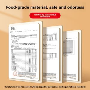 MONLEYTA | Thickened Aluminum Foil Baking Paper Air Fryer Specialized Food Grade Home Use Barbecue Oven Roasting Sweet Potato Tin Paper